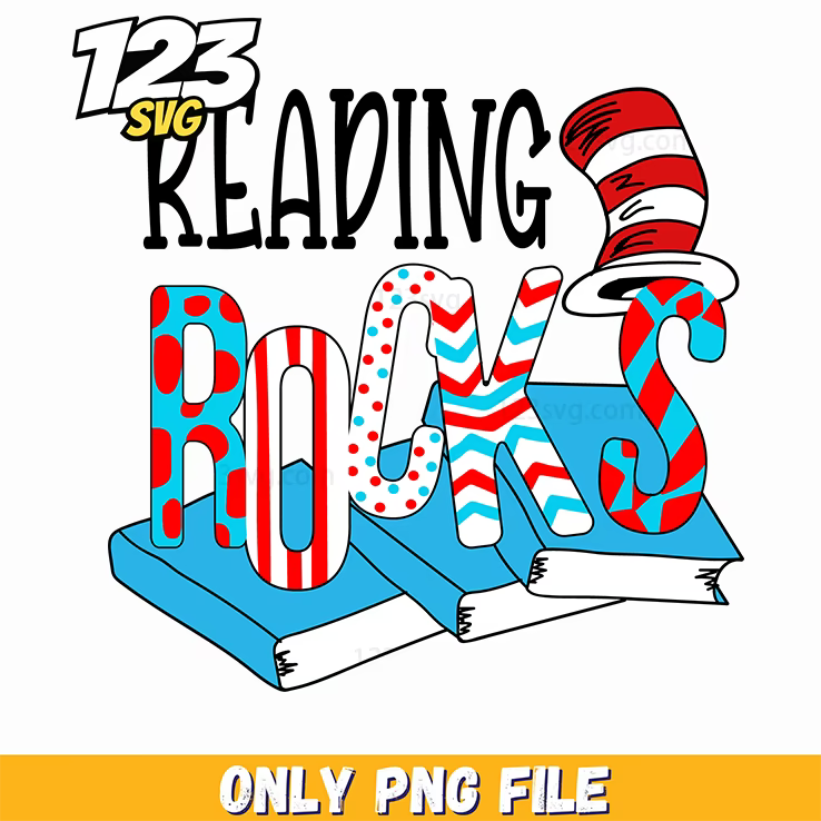 reading rocks book lover png, book lover png, kpop cartoon png - 123SVG Store