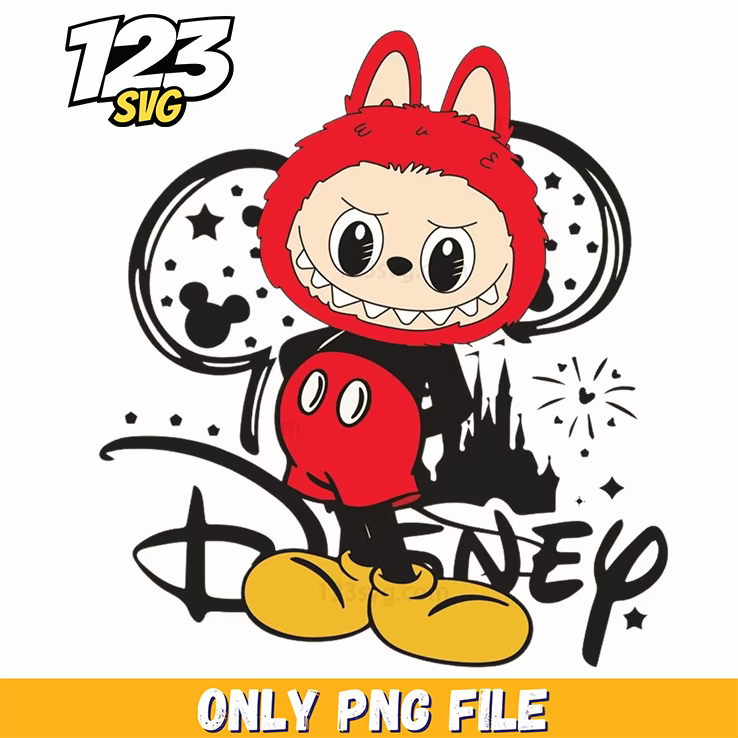 red cartoon mouse labubu png, cartoon mouse png, labubu mouse cartoon - 123SVG Store