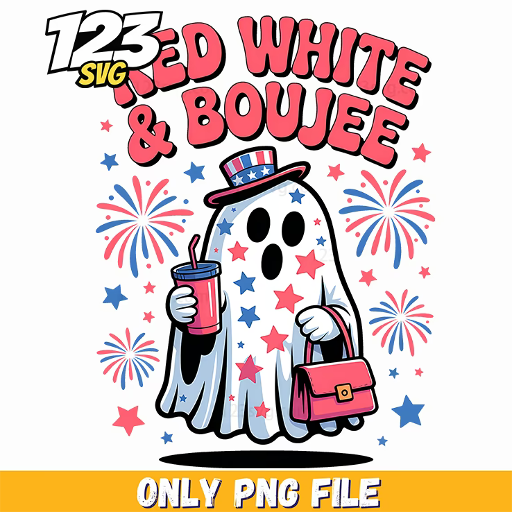 red white and boujee ghost purse png, white and boujee ghost purse png, boujee ghost purse png - 123SVG Store