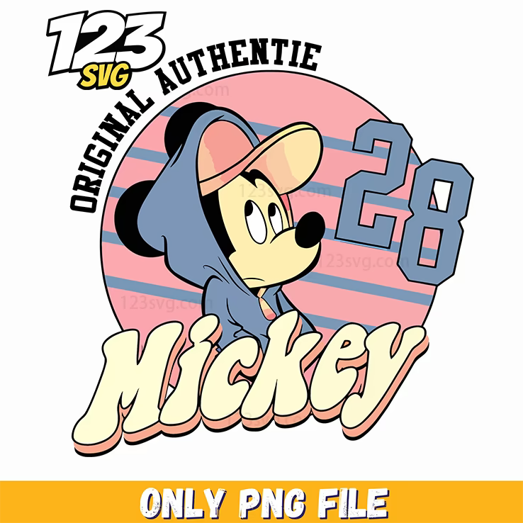 retro mickey mouse png, mickey mouse retro christmas png, mickey mouse vintage style png - 123SVG Store