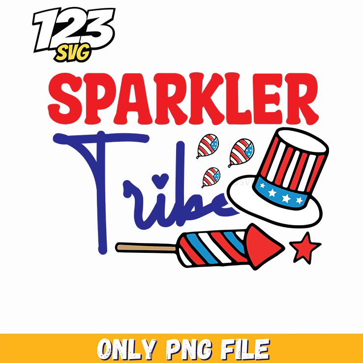 sparkler tribe uncle sam hat firecracker png, uncle sam hat firecracker, sparkler firecracker uncle sam - 123SVG Store
