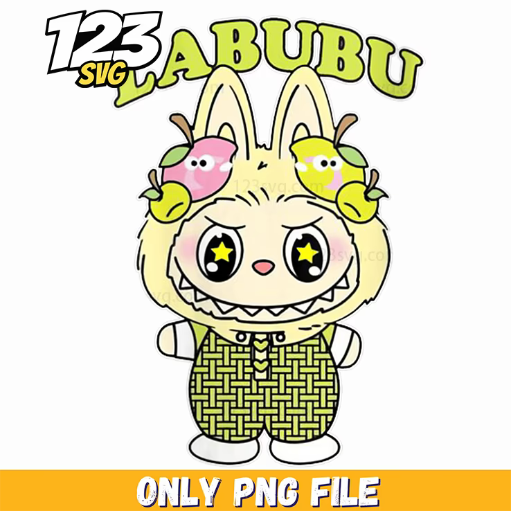 star eyes bunny labubu png, labubu png, labubu cute png - 123SVG Store