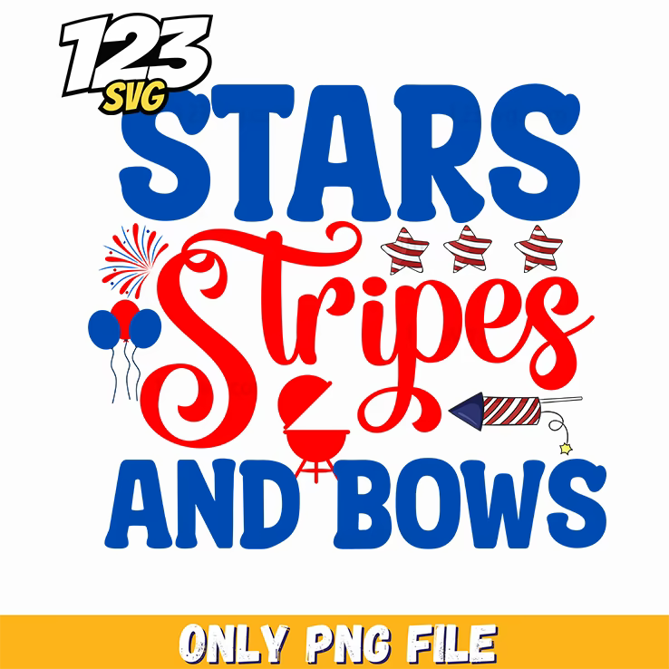 stars stripes and bows hair bow stars png, patriotic hair bows, stars and bows hair accessories - 123SVG Store