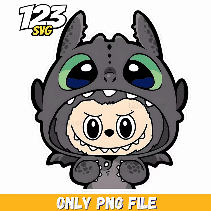 stitch monster labubu png, stitch labubu monster, labubu monster stitch - 123SVG Store