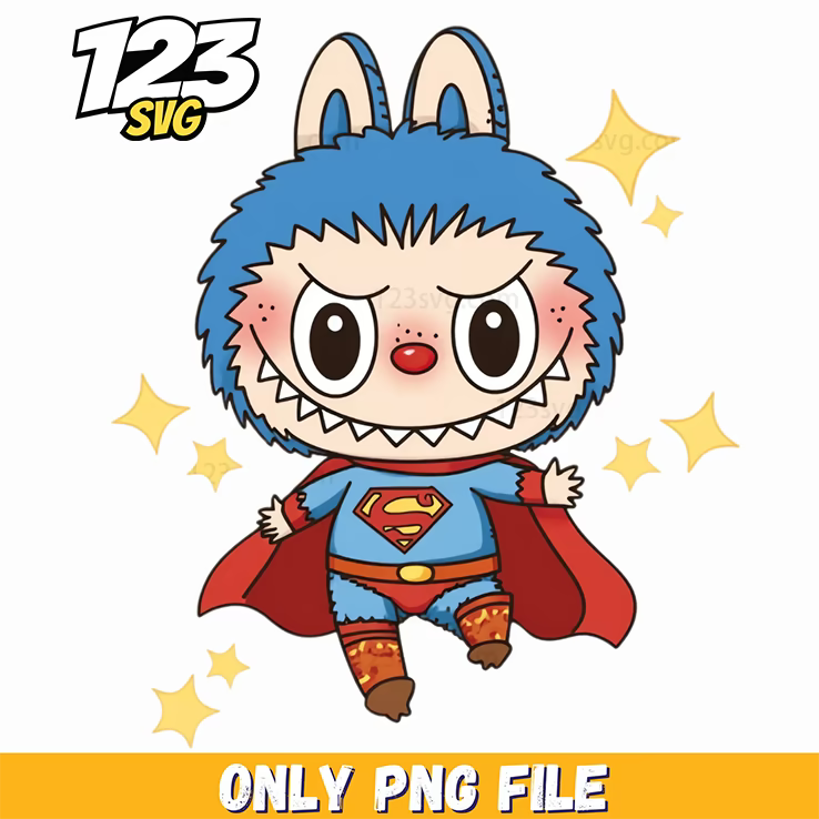 superman labubu png, labubu png free, labubu png download - 123SVG Store