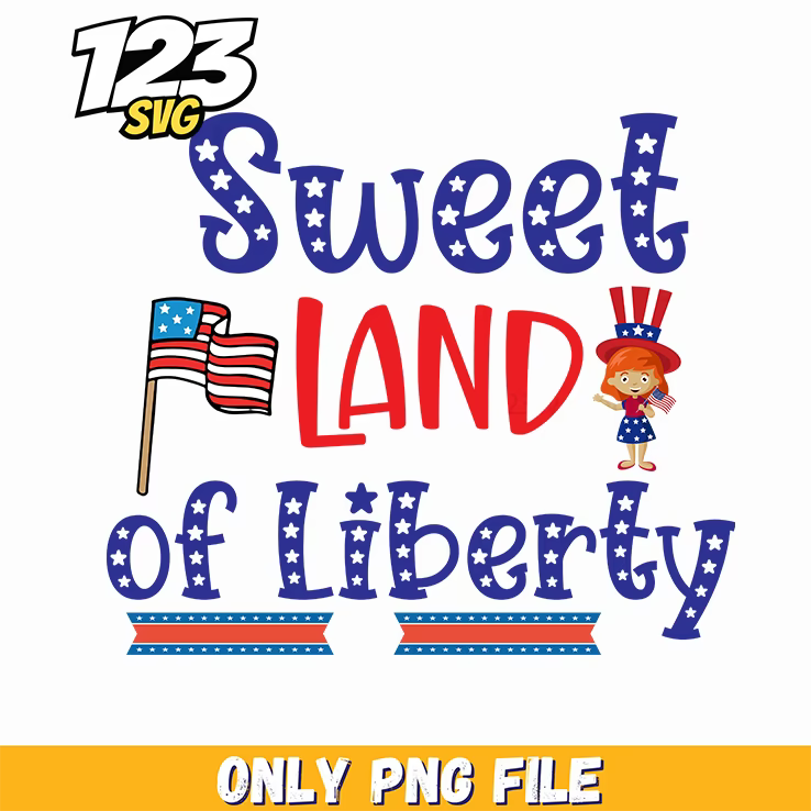 sweet land of liberty flags uncle sam hat little girl ribbons png, uncle sam hat little girl ribbons, little girl uncle sam hat ribbons - 123SVG Store