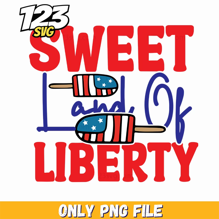sweet land of liberty popsicles png, liberty popsicles png, popsicles png free download - 123SVG Store