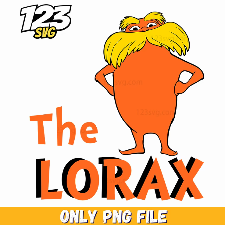 the lorax title character dr seuss png, dr seuss characters, dr seuss the lorax character - 123SVG Store