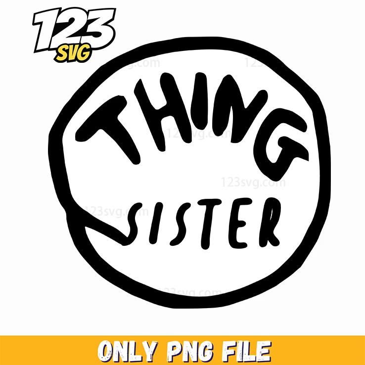 thing sister logo dr seuss png, christmas cartoon png, huntrix logo png - 123SVG Store