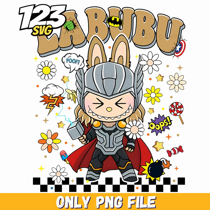 thor labubu png, labubu png, thor labubu - 123SVG Store
