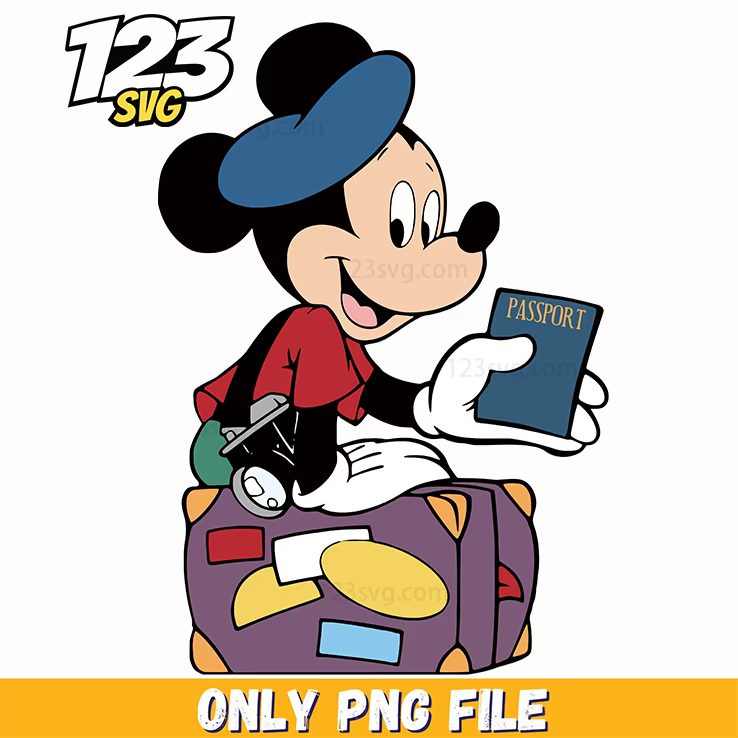 travel mickey mouse png, disney travel png, disney trip png - 123SVG Store