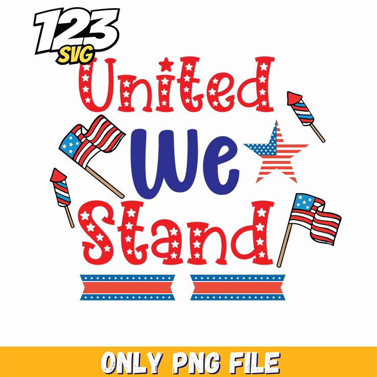 united we stand flags star rocket ribbons png, united we stand flags, united we stand flags and star ribbons - 123SVG Store