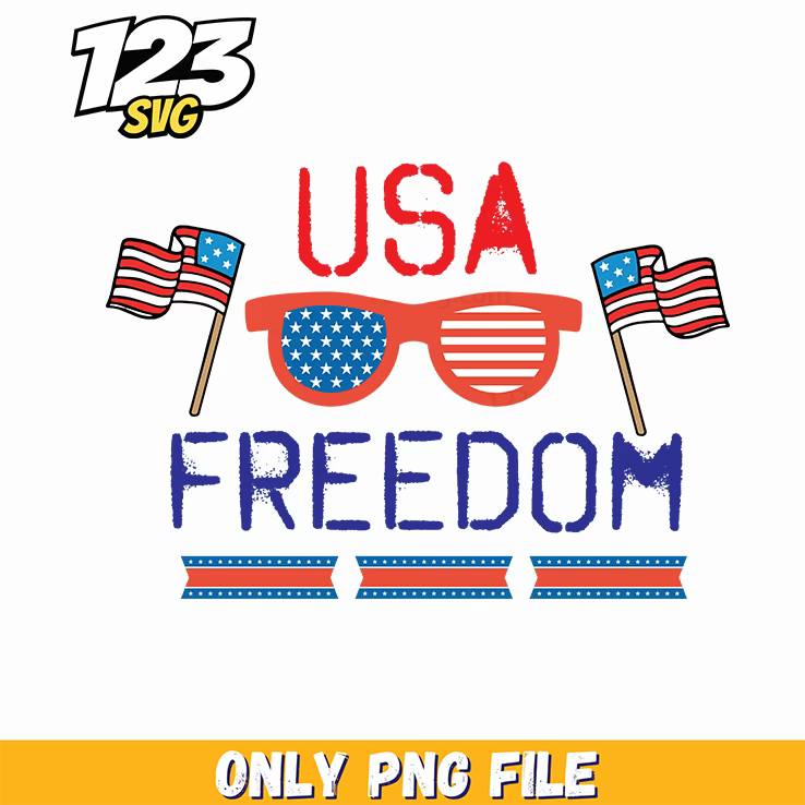 usa freedom flags sunglasses bunting png, usa freedom flags, usa flags bunting - 123SVG Store