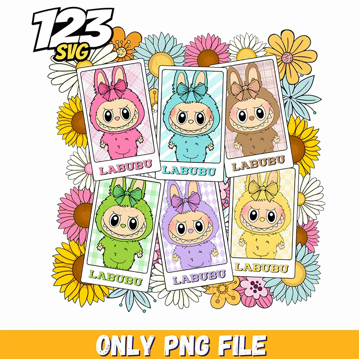 vintage labubu cards png, labubu cards collection, labubu retro card game - 123SVG Store