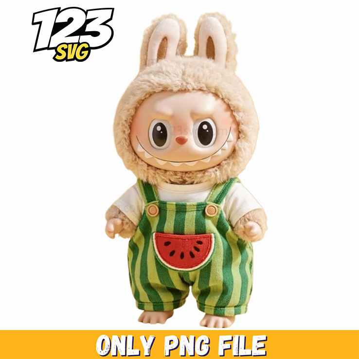 watermelon bunny labubu png, labubu png download, labubu watermelon png - 123SVG Store