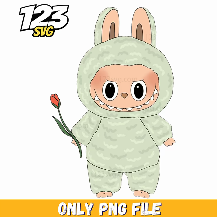 wrapped bunny labubu png, labubu bunny, labubu png - 123SVG Store