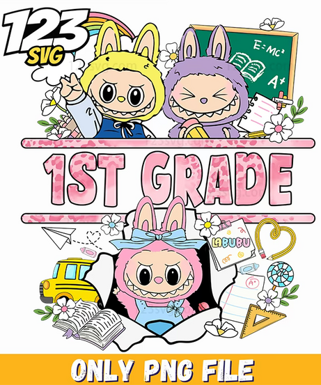 1st grade labubu png, labubu png download, labubu png transparent - 123SVG Store