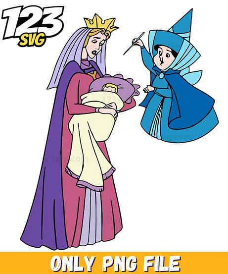 Aurora and Merryweather PNG, benito fan art png, latino sports png - 123SVG Store