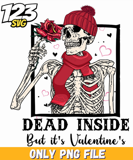 Dead Inside Strawberry Valentine PNG, strawberry valentine PNG, strawberry valentine dead inside - 123SVG Store
