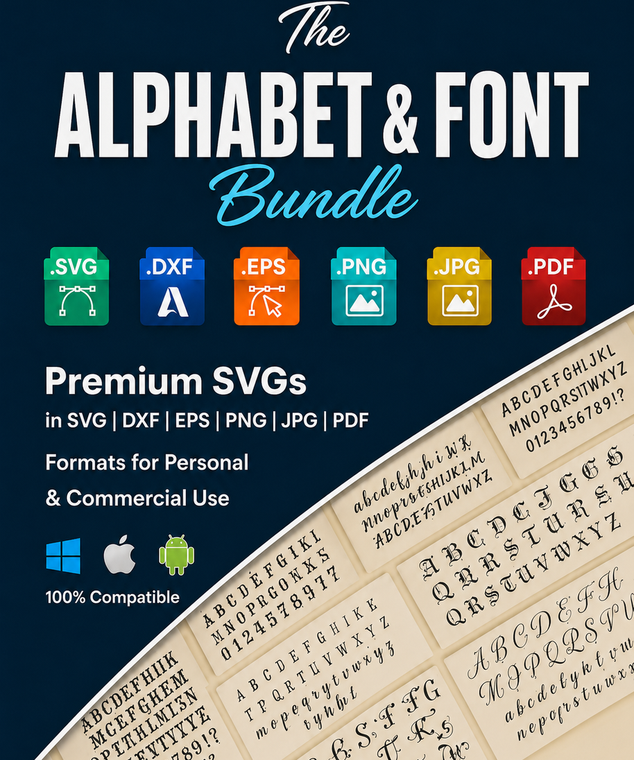 400K SVG Bundle for Cricut | 500+ SVG Bundles | Monthly Updates | Commercial Use | PNG DXF EPS AI