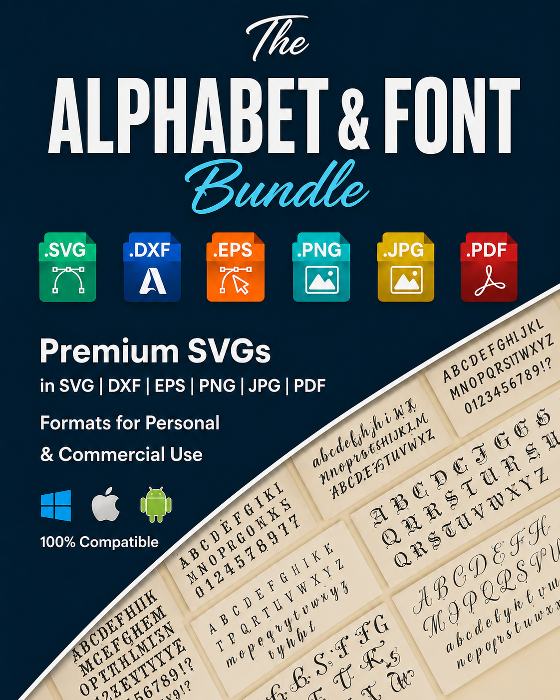 400K SVG Bundle for Cricut | 500+ SVG Bundles | Monthly Updates | Commercial Use | PNG DXF EPS AI
