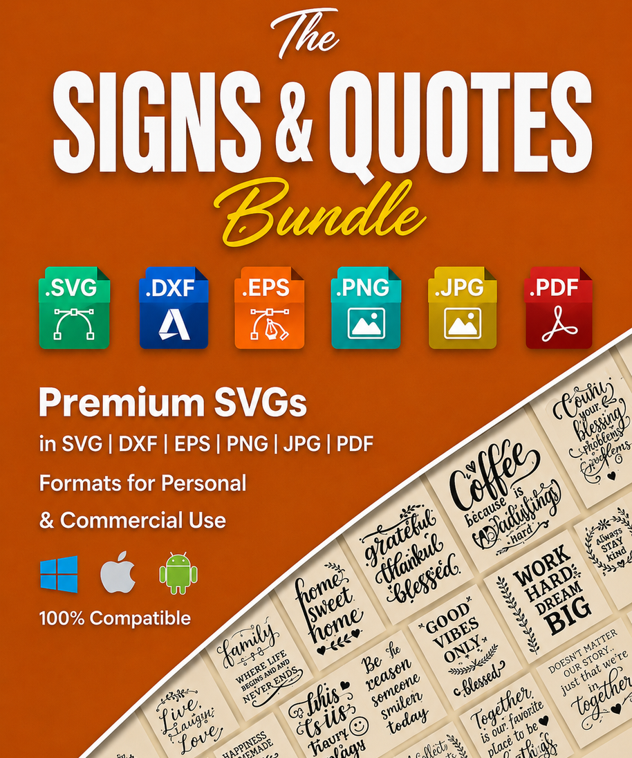 400K SVG Bundle for Cricut | 500+ SVG Bundles | Monthly Updates | Commercial Use | PNG DXF EPS AI