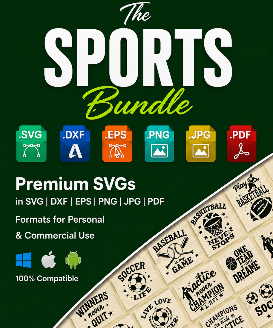 400K SVG Bundle for Cricut | 500+ SVG Bundles | Monthly Updates | Commercial Use | PNG DXF EPS AI