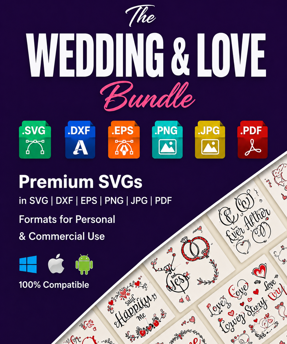 400K SVG Bundle for Cricut | 500+ SVG Bundles | Monthly Updates | Commercial Use | PNG DXF EPS AI