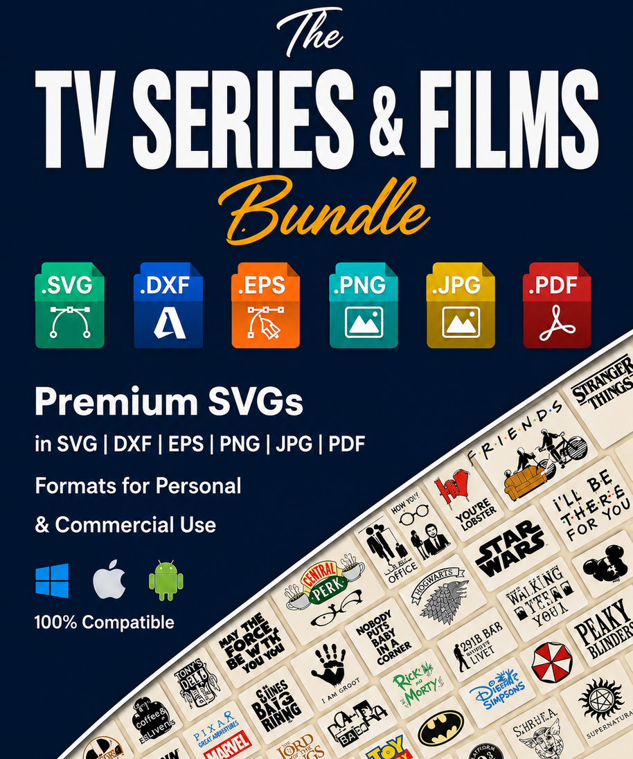 400K SVG Bundle for Cricut | 500+ SVG Bundles | Monthly Updates | Commercial Use | PNG DXF EPS AI