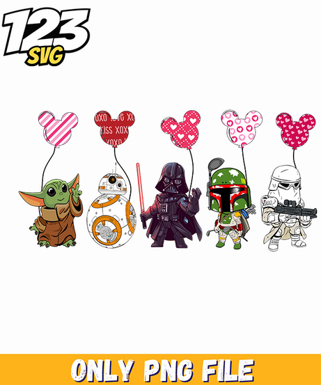 Disney Friends Hearts PNG, disney hearts png, disney friends png - 123SVG Store