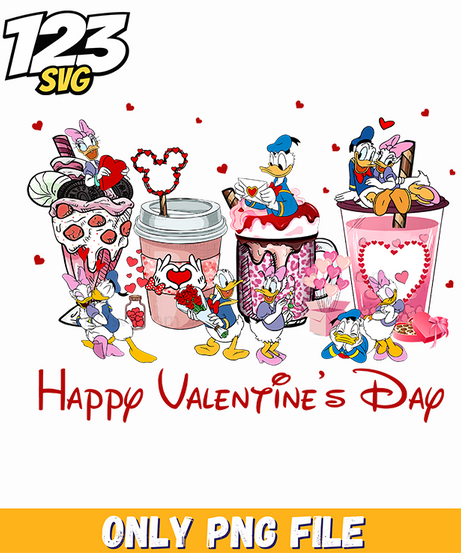 Disney Valentine Couple, Valentine Couple Disney Disney Characters, Disney Valentine Couple Animated GIF - 123SVG Store
