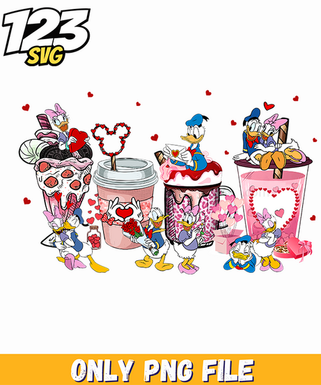 Disney Valentine Friends, valentine friends disney, disney friends valentines - 123SVG Store