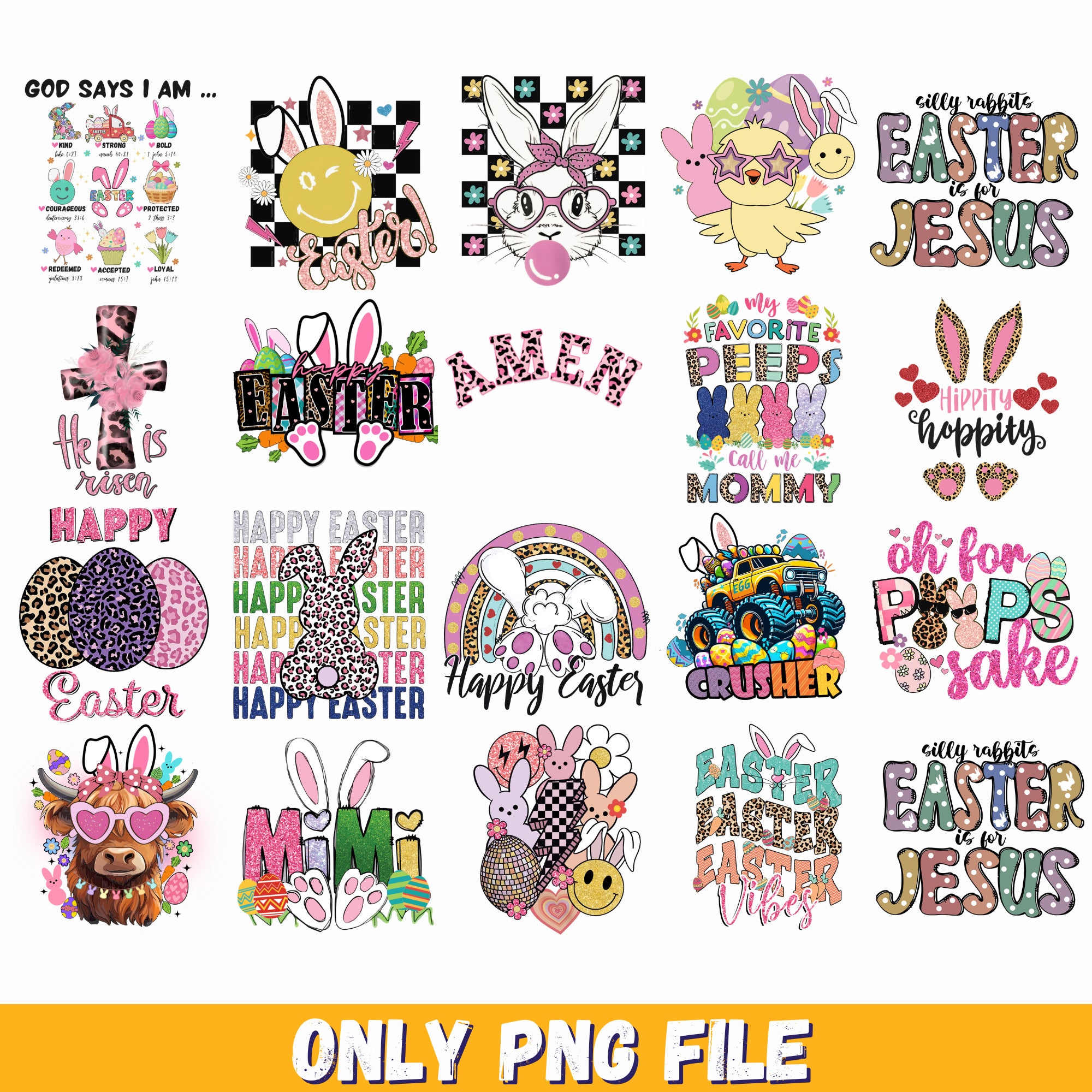 +80 Png Bundle Easter png transparent, easter basket png, easter basket png