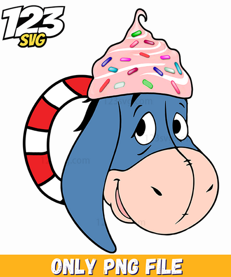 Eeyore Candy Heart Png, eeyore candy heart, eeyore candy png - 123SVG Store