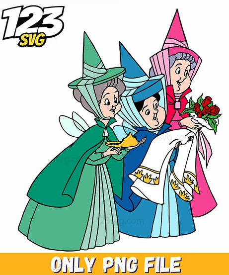 Fairy Godmothers PNG, kpop cartoon png, demon idol png - 123SVG Store