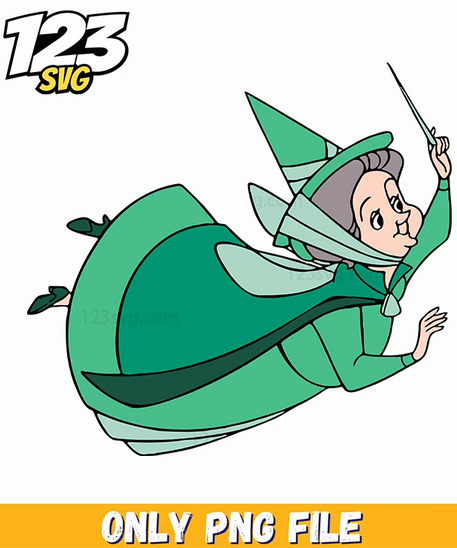Flora Flying Fairy PNG, kpop band manhwa png, huntrix png - 123SVG Store