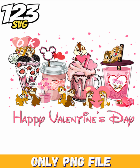 Happy Valentines Day Disney PNG, valentines day disney, disney valentines day - 123SVG Store