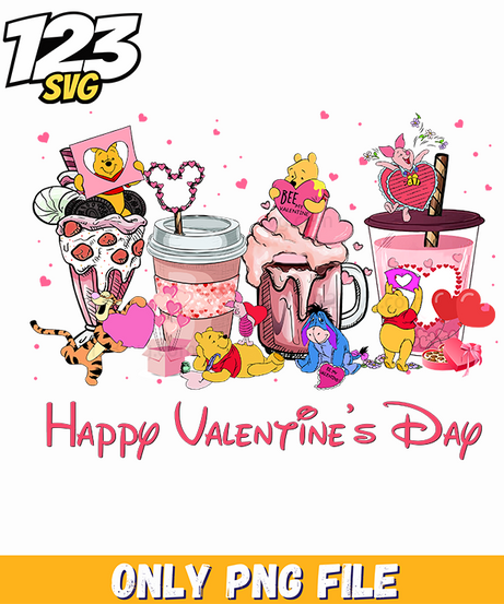 Happy Valentines Day Friends PNG, valentines day friends images, happy valentines day png - 123SVG Store