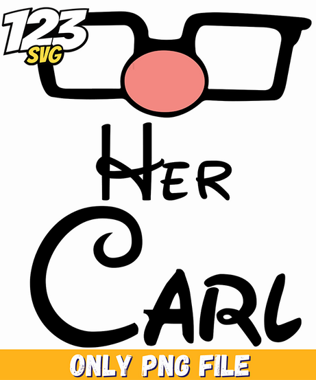 Her Carl Couple Png, couple png download, carl and her png - 123SVG Store