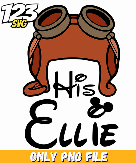 His Ellie Couple PNG, ellie and his boyfriend, ellie and his love - 123SVG Store