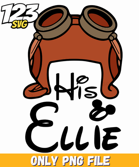 His Ellie Couple PNG, ellie and his boyfriend, ellie and his love - 123SVG Store