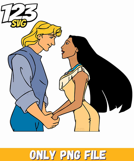 John Smith and Pocahontas PNG, demon idol png, kpop cartoon png - 123SVG Store