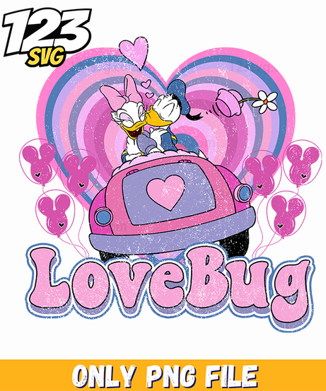 Love Bug Valentine Png, love bug valentine day, valentine love bug clipart - 123SVG Store