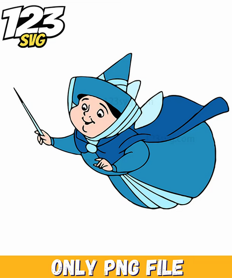 Merryweather Blue Fairy PNG, blue fairy png, blue fairy clip art - 123SVG Store