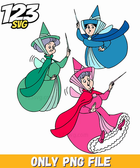 Merryweather Flora Fauna PNG, benito fan art png, bad bunny 2026 png - 123SVG Store