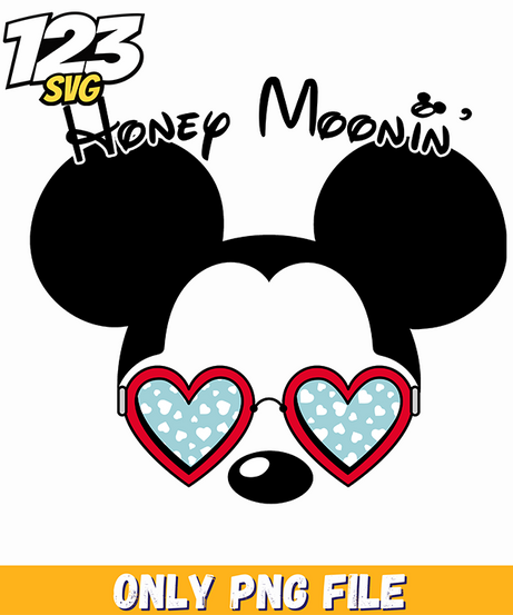 Mickey Minnie Heart Glasses PNG, mickey minnie heart glasses, disney mickey minnie heart glasses - 123SVG Store