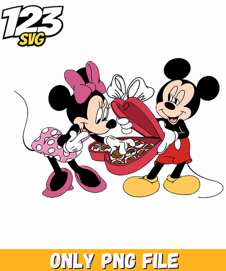 Mickey Minnie Love Couple Png, mickey minnie love couple, mickey and minnie love couple images - 123SVG Store