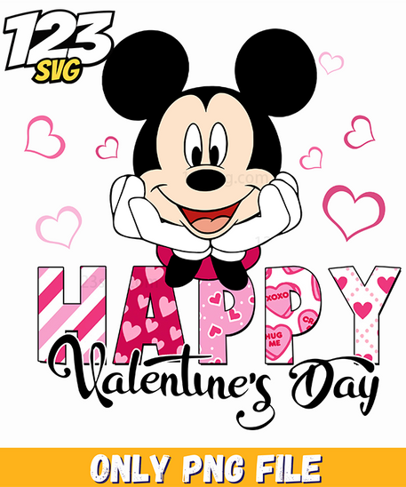 Mickey Minnie Valentine, Mickey and Minnie Valentine, Valentine Mickey and Minnie - 123SVG Store
