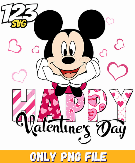 Mickey Minnie Valentine, Mickey and Minnie Valentine, Valentine Mickey and Minnie - 123SVG Store
