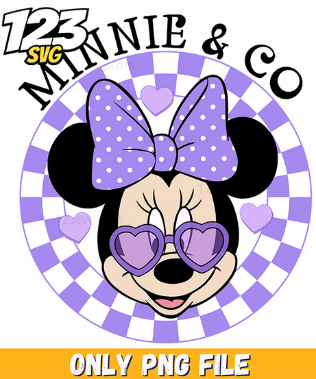 Minnie And Co Valentine Png, valentine png, minnie mouse valentines - 123SVG Store